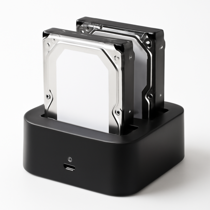 Dual-Bay USB-C Drive Dock