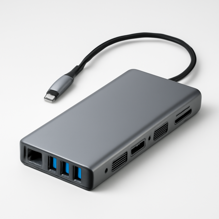 USB-C Docking Station 12-in-1